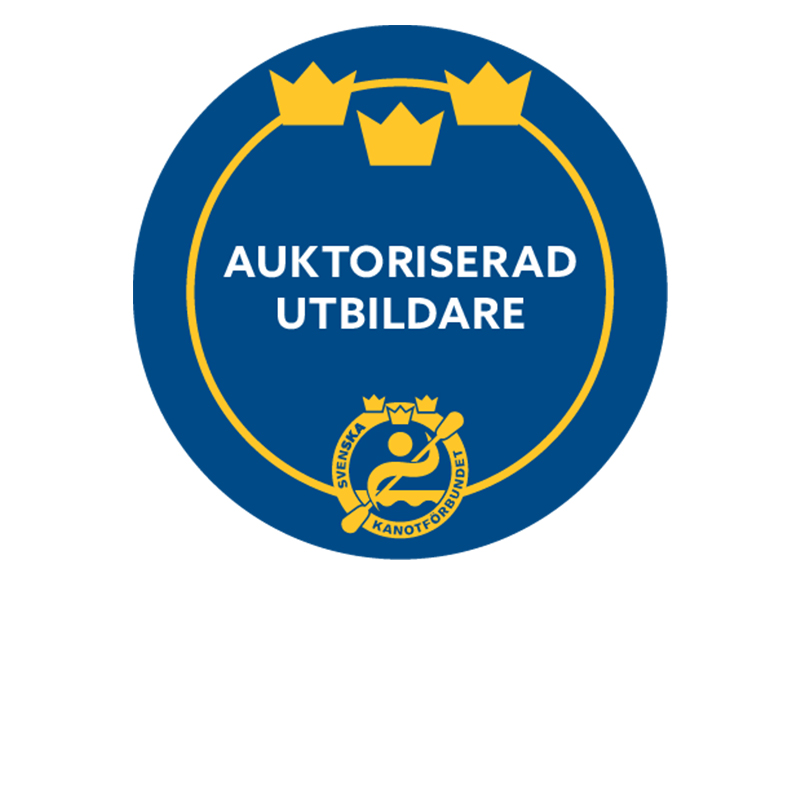 Svenska Kanotförbundets logotyp Godkänd Kanotcentral